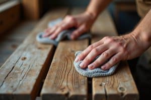 Verwittertes Holz reinigen: 5 effektive Hausmittel