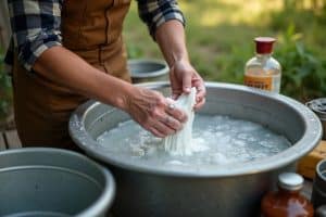 So kannst du deine Zinkwanne richtig reinigen